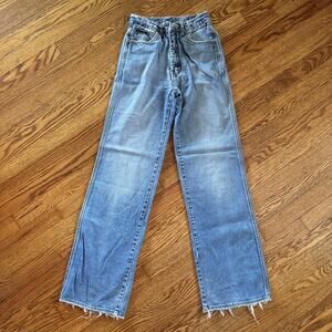 Vintage Rigglletto Jeans 30x33 Trashed Worn Men’s Women’s Wide Leg Y2K